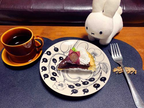 ケーキを テイクアウト してきたよー
チョコが のーこーで おいしー