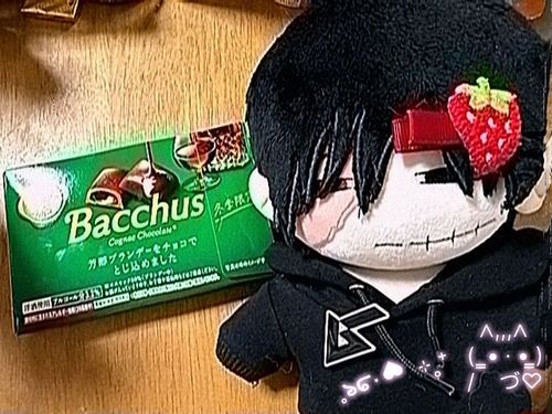 大好きなチョコ🍫
2週間ぶりのバイトで疲れたね‎꜀(  ꜆-ࡇ-)꜆

🌸 ＜ きょうもお疲れ様です、てすてす。おつかれの貴方に、バッカスを。
レギュラー満タンならぬバッカス満タン、ふみゅ。