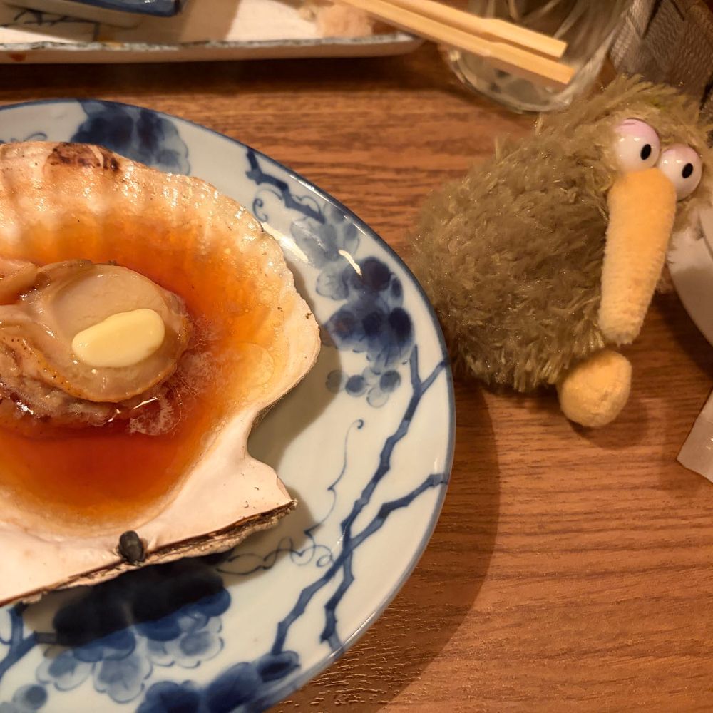 函館最後の夜ういん♪
美味しいイカとかホタテとか食べたういん。
同居人のふくろうはいっぱい酒飲んでた〜。
明日はちゃんと帰らなきゃなのだういん。