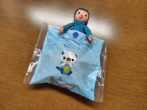 お土産をお布団に☺️