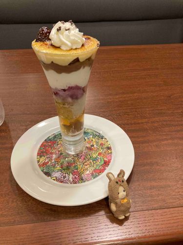 栗のパフェ美味しかったよ