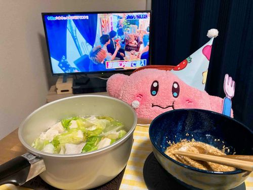 もぐ〜
(レタス豚しゃぶ ゴマだれ)