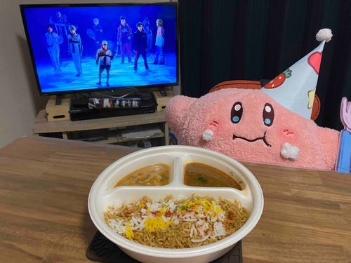もぐ〜
(セブンのビリヤニ)