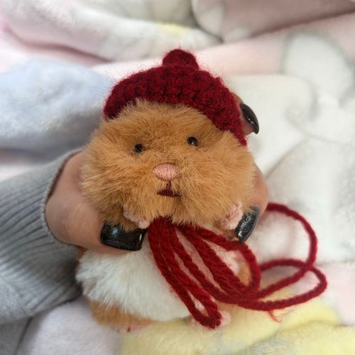 お姉ちゃんネイルかえたんだよ˖ ࣪⊹
りとまるおにいちゃんはお留守番🏠
ほっぺに何入れてるのかな？モチモチで可愛いね☺️