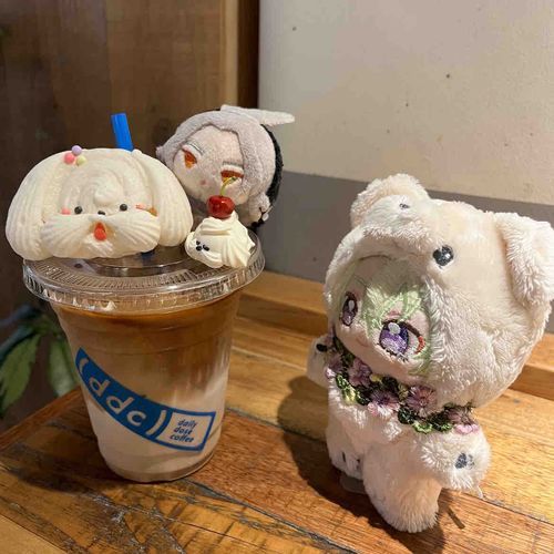可愛いわんちゃんのメレンゲみっけ🥰