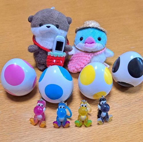 よっしーめじるし
おかあさん、むすこくんのためにぎょうれつならんだんだって！