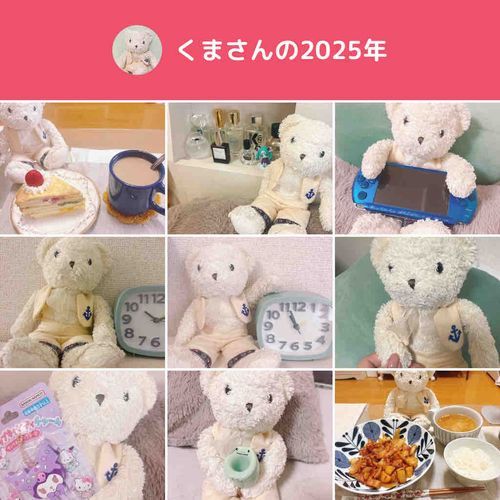 今年はみんなと出会えてたのしいとしだったよー！
らいねんもよろしくね🧸