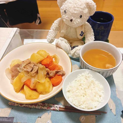 肉じゃがつくったんだって〜🧸