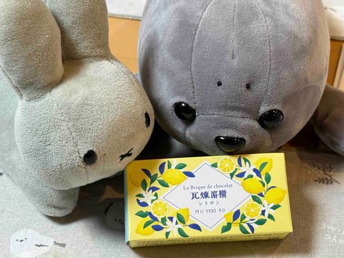 お土産うれしいコマ！
レモンがさわやかでおいしかったウサ