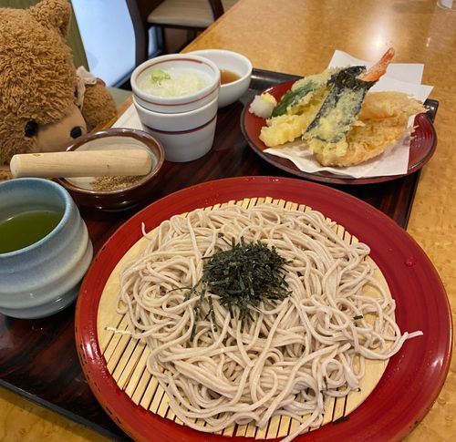 🧸「こんにちはー！くま太郎なの🧸
きょうはおでかけして、きゅうけいにはじめていくおそばやさんによったの～ε”(ﾉ* •ω• )ﾉ
おいしかったの😳おそばおいしいってかんじるのひさしぶりでまたたべにいきたいのぉ～🤤💕」
