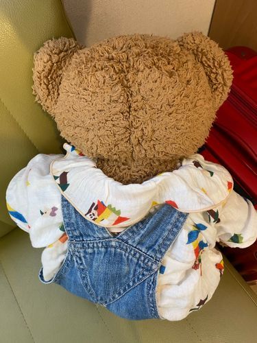 🧸「こんばんは！にゅういん4かめのくま太郎とままなの🧸🌙*ﾟ
ぬおおおお😭ひとつかいけつしたらまたもんだいが…😭😭😭
にゅういんちゅうにべつの科にいってしんさつしてもらうかも(((；ﾟДﾟ)))ﾄﾞｷﾄﾞｷ
ふつかごまでにだからかいけつしていてくれ～なのぉ～😭」