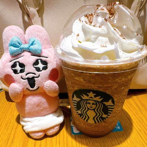 お芋の新作飲みたかったでちゅが売り切れでちた、、、
