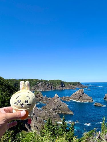 灯台から海を見ました