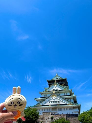 大阪城に行きました