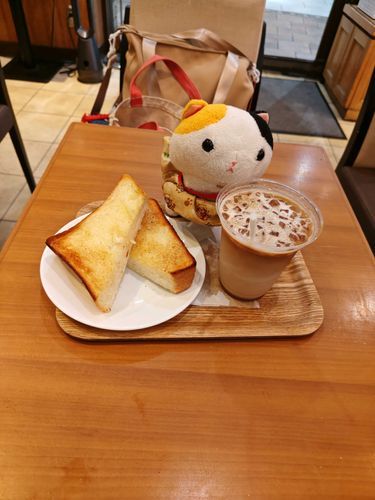 今日も外掃除前のご飯