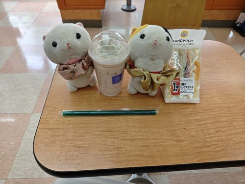 今日のお昼ご飯はミニストップにて！！