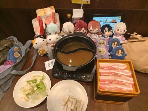 しゃぶ葉でご飯タイム