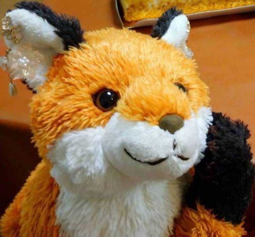 誕生日はイヤリングでおめかししたよ🦊