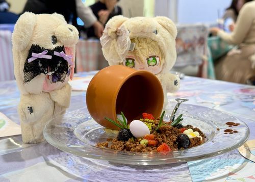 こはく｢🍫……？🌿…？｣
あいら｢🥚✨✨｣