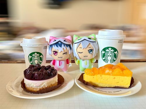 千｢百は何でも美味しそうに食べるよね｣
百｢うん！だって千と一緒にティータイムができると思うと心もお腹もハッピーになれちゃうから😄💕｣