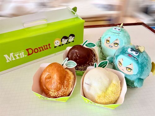 モンはる｢あ！これコラボのやつ！！｣
ワルはる｢ﾊﾙﾙﾙﾊ〜ﾙﾙ〜🎶🍩｣