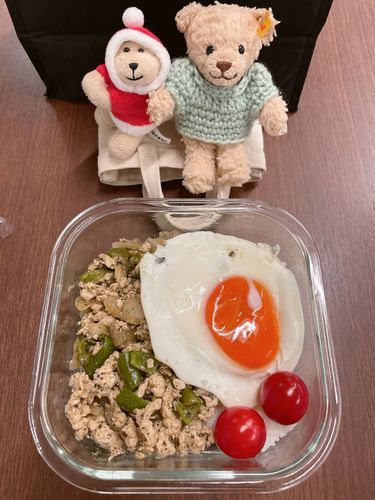 ゆかりガパオライスだよー！おいしかった😋