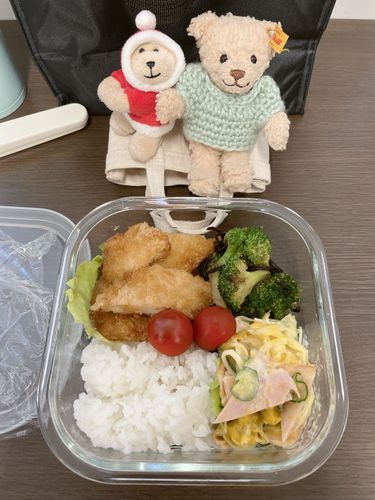 イカフライ弁当だよ🦑