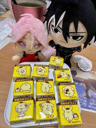 これはな、ポムポムプリンはん！
わけっこしてたべような！