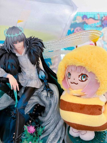おしゃべり
ぬいぐるみとフィギュアのいぶんかこうりゅうってやつだよ
