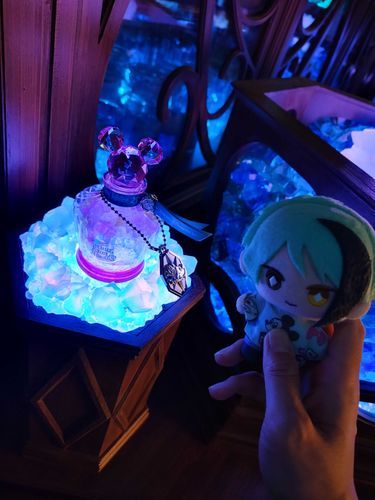 オーナーとジェぬいさんが、リメンブランツェのジュビリーブルーメモリーズを体験した時の写真。