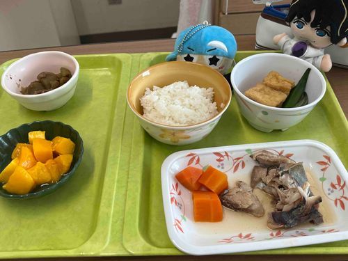 昼ご飯にマンゴー🥭を食べるよー！