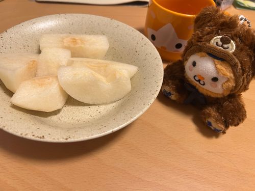 20世紀梨だぁ〜🍐🍐🍐
美味しかったのだぁ🐹