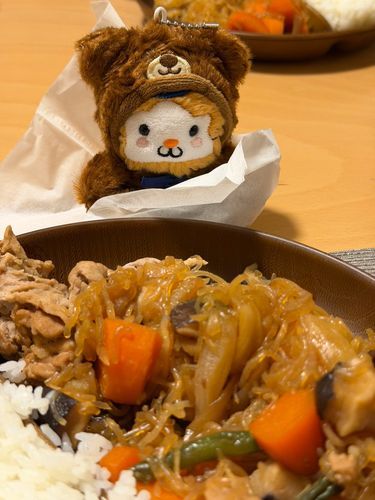肉じゃが作って食べたよ🐹