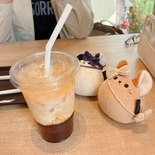 「モスのティーミルクを飲んだわ。とても美味しかったからおすすめよ」
『ｽﾞｺﾞｰｰｰ』