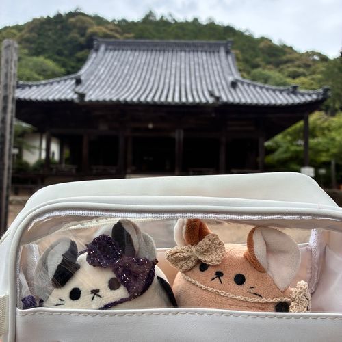 「お寺さんに行ったの。なんだか川の音が聞こえるわ。」
『あまい…』
