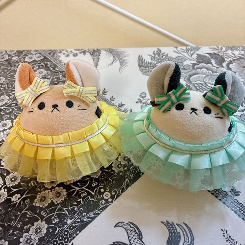 「ねえねお手製のオートクチュールよ。どう？似合ってるかしら？」
『フリフリなの！！』