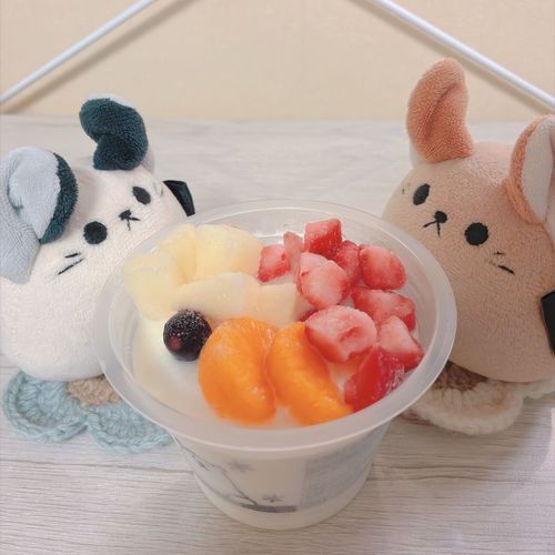 「これは…一昨日に食べたしろくまっていうアイスよ。夏はこれ！！！ってねえねが言ってたわ。氷がサクサクで甘くて美味しいデザートね。」
『こんど！いっぱいたべるなの！！』