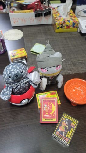 トレーナーはすっかりおこうにハマっちゃったみたい
ペは燻製になるんだ