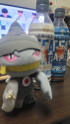 トレーナーが気になってた紅茶があったから買った
トレーナーはこってりした青が好きみたい ペもこっちがすき