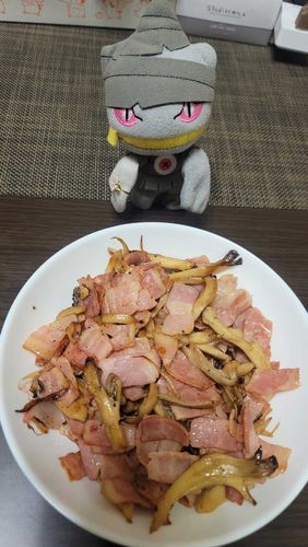マイタケ！ペはあじわい深いキノコもすきだよ
ちなみにマイタケは美容にいいんだって！ペもお肌つやつやになるかな？