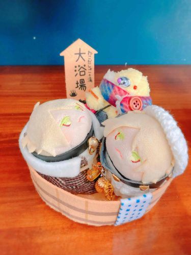 寒くなったから温泉入るにゃ