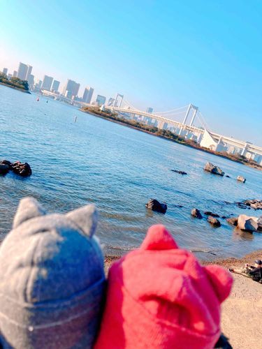 潮の香りもしたにゃ
ちょっとしょっぱいにおいだったにゃ