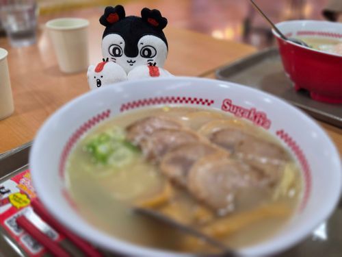 おいしそう～ッ！こってりな食べ物ちょうだい！
…くれないの？