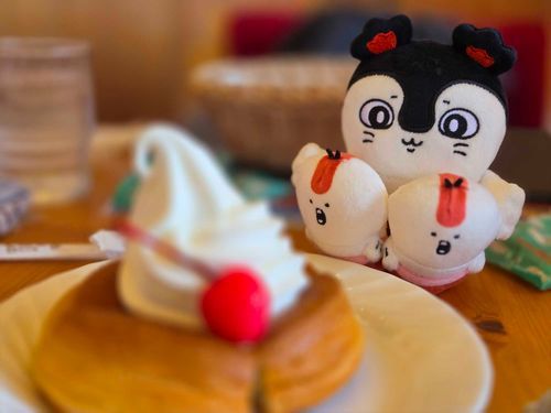 シロノワール、ふわふわであつあつひやひやでおいしいの～！
今日は味噌漬けにしないであげるね～🎶