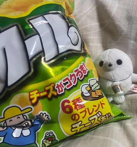 今日のおやつ！
チーズのサクサク