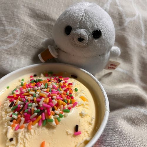 いっぱいかけてもらった
おかわりお願いします！