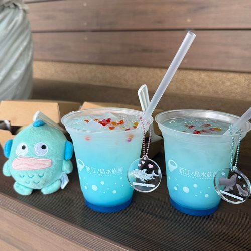 僕と同じ色のドリンク。おいしそう〜。