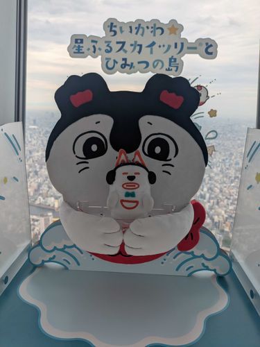 乗り換え間違えによって急遽登ることになったスカイツリー✨️
この子がいると楽しいね✨️❤(ӦｖӦ｡)