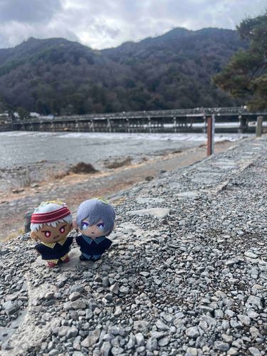 京都の渡月橋！