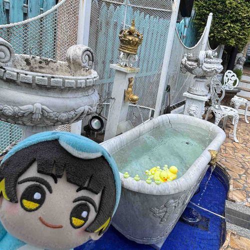 きれいなお庭を見にいったよ